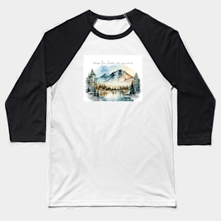 Bless the Lord, O My soul, Watercolor Psalm 104:1 Baseball T-Shirt